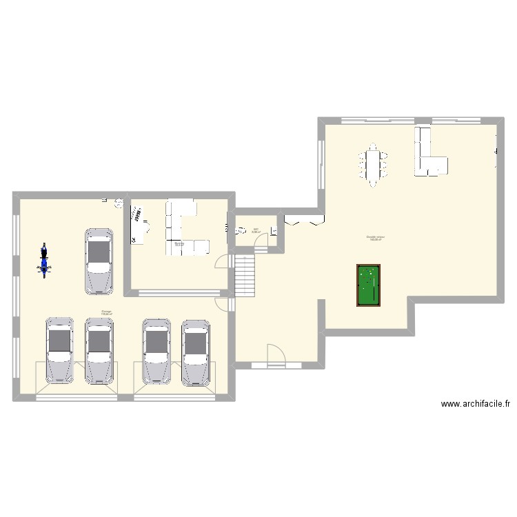 maison reve. Plan de 4 pièces et 317 m2