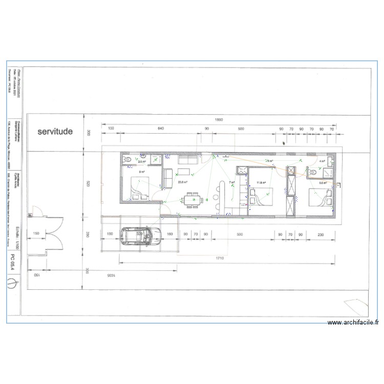 maison benjamin mimizan. Plan de 0 pièce et 0 m2