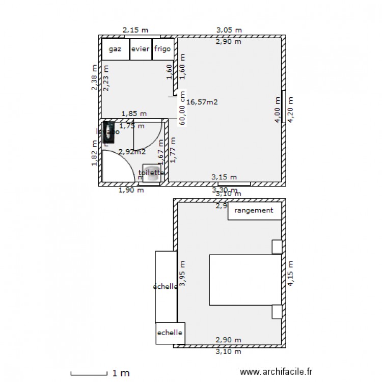 crusoe. Plan de 0 pièce et 0 m2