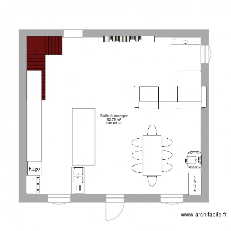 REZ DE CHAUSSEE. Plan de 0 pièce et 0 m2