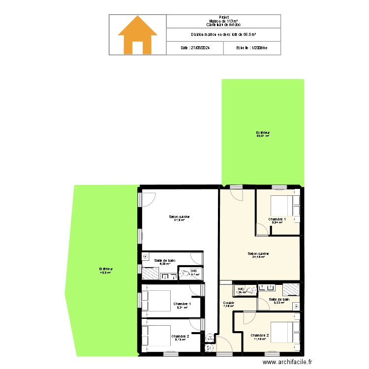 plans2. Plan de 13 pièces et 197 m2