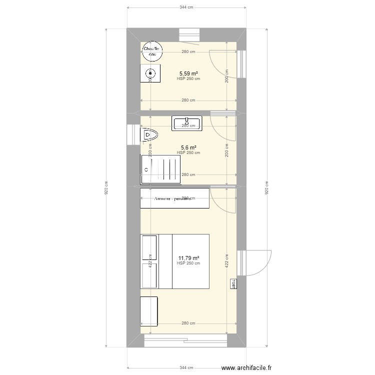 chambre parental. Plan de 0 pièce et 0 m2