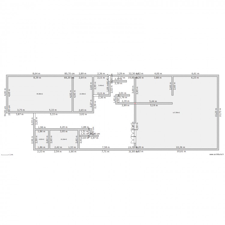 maison sur 300m² de terrain. Plan de 0 pièce et 0 m2