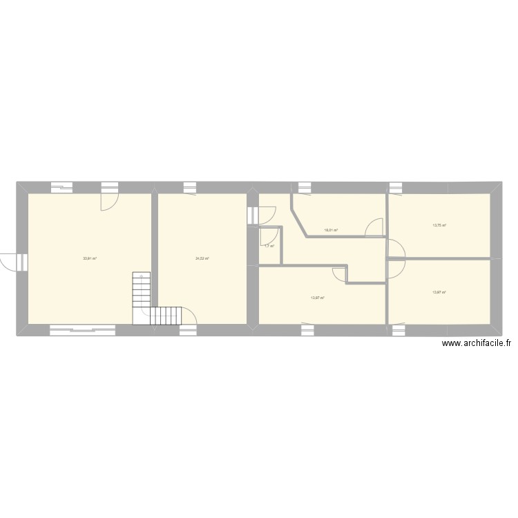 etage1. Plan de 0 pièce et 0 m2