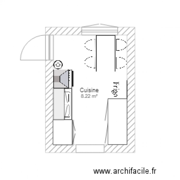 Plan cuisine. Plan de 0 pièce et 0 m2