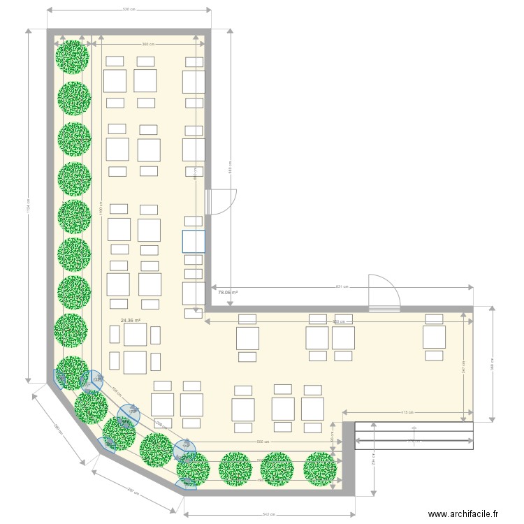 athénée. Plan de 0 pièce et 0 m2