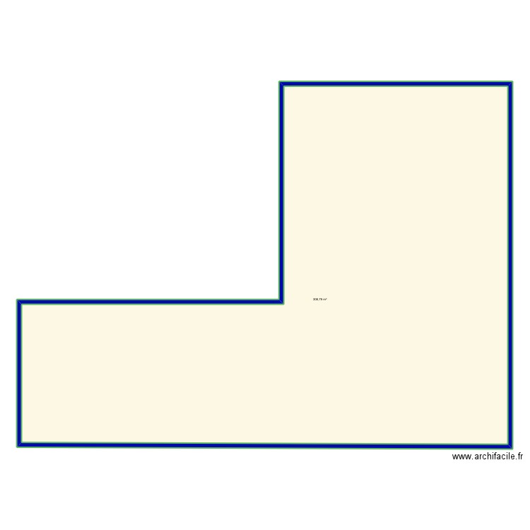 Maison L. Plan de 1 pièce et 309 m2