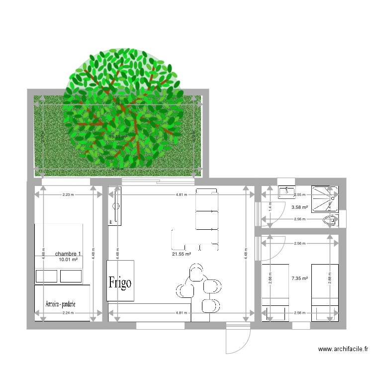 studio amis. Plan de 0 pièce et 0 m2