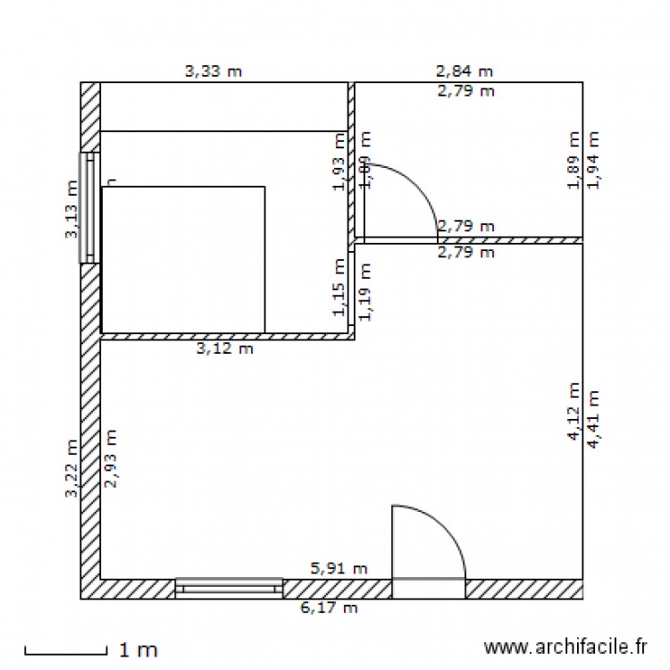 maison calou vide. Plan de 0 pièce et 0 m2