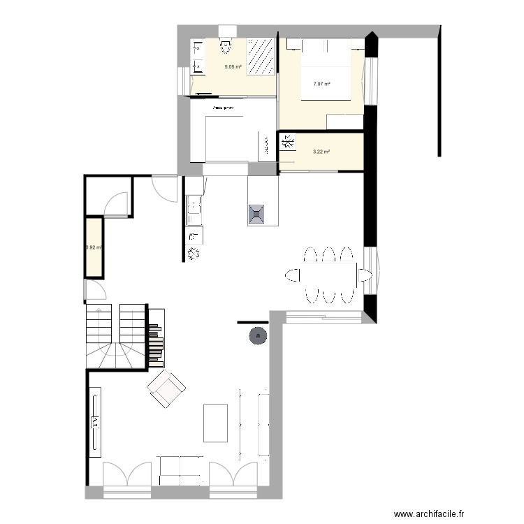 Agrandissement 2. Plan de 0 pièce et 0 m2