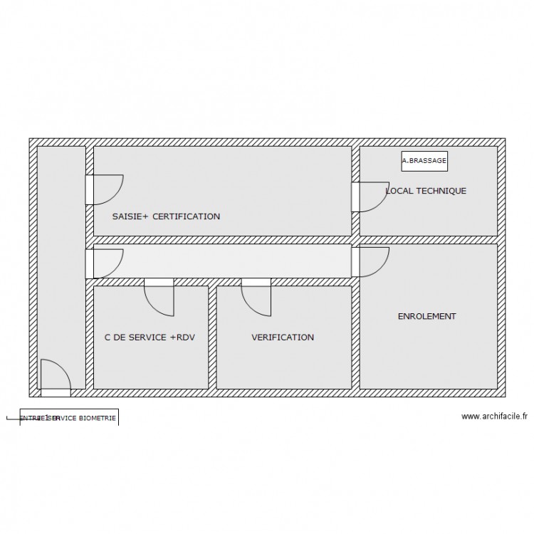 ANCIEN BLOC DE LA BIOMETRIE DAIRA A.E.H. Plan de 0 pièce et 0 m2