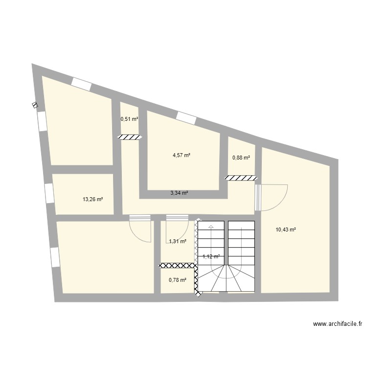 maison. Plan de 0 pièce et 0 m2