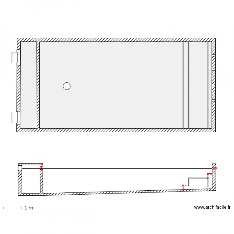 Piscine BOULET 9X4. Plan de 0 pièce et 0 m2