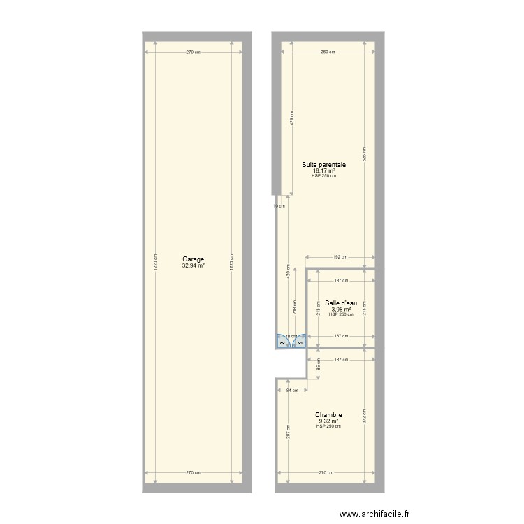 Agrandissement. Plan de 0 pièce et 0 m2