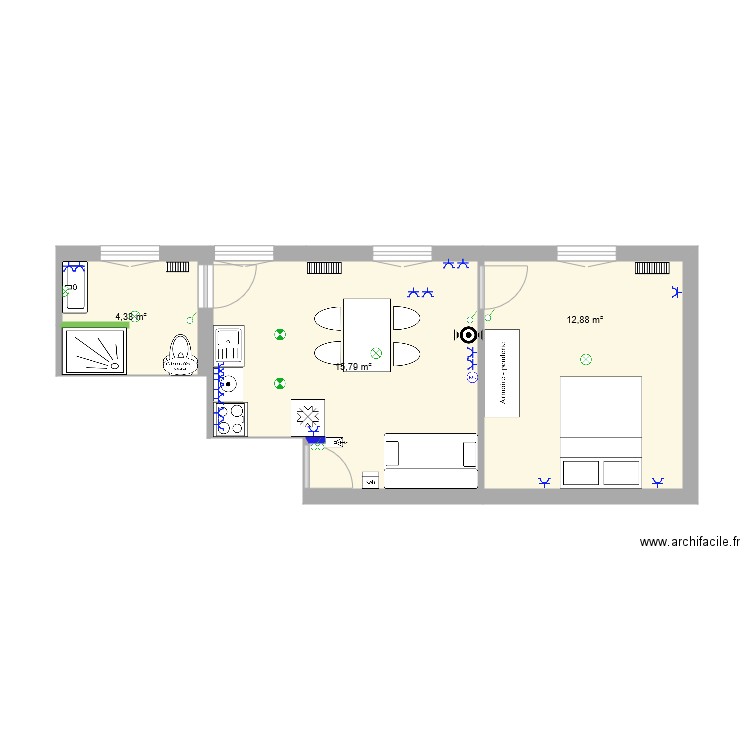 1er Cour après. Plan de 0 pièce et 0 m2