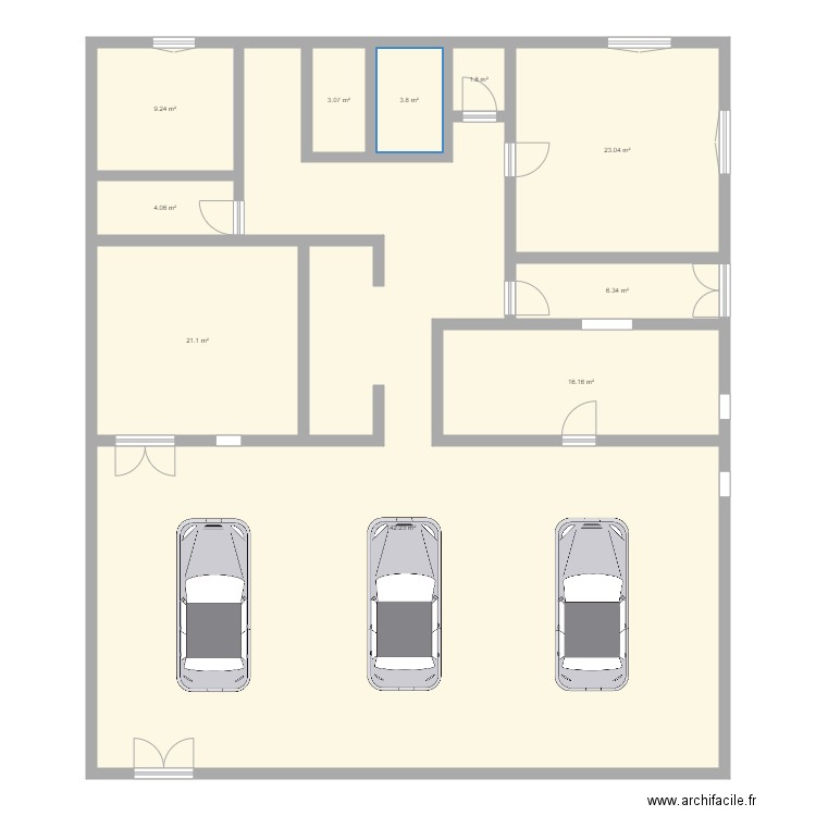 batiment 4 revu. Plan de 0 pièce et 0 m2