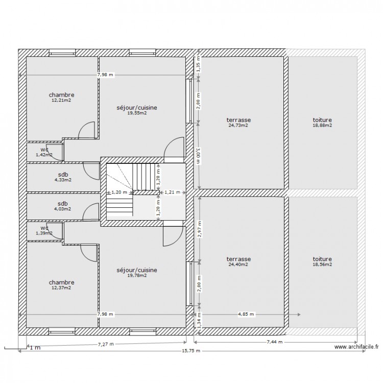 etage1/24. Plan de 0 pièce et 0 m2