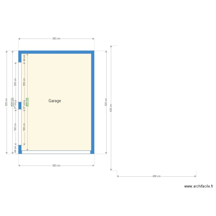 Projet abri voiture. Plan de 0 pièce et 0 m2