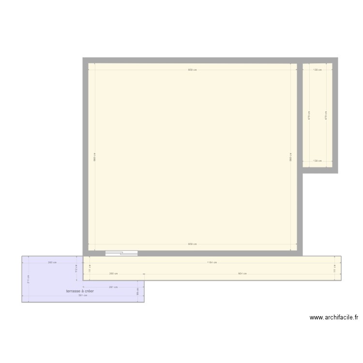 terrasse 1. Plan de 0 pièce et 0 m2