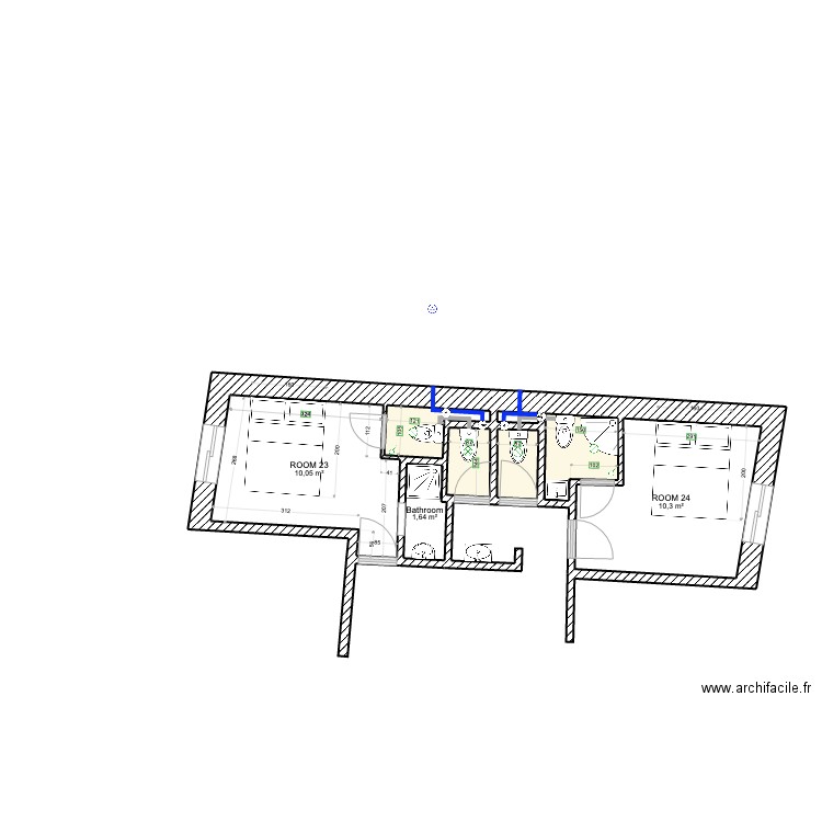 Pension Bicuar. Plan de 0 pièce et 0 m2