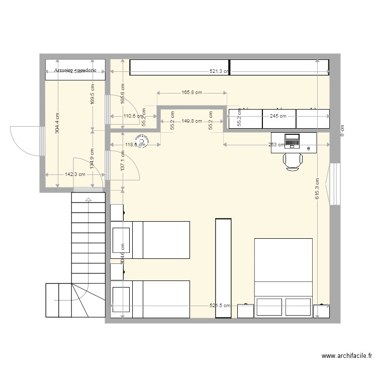 Ch etage NE2. Plan de 0 pièce et 0 m2