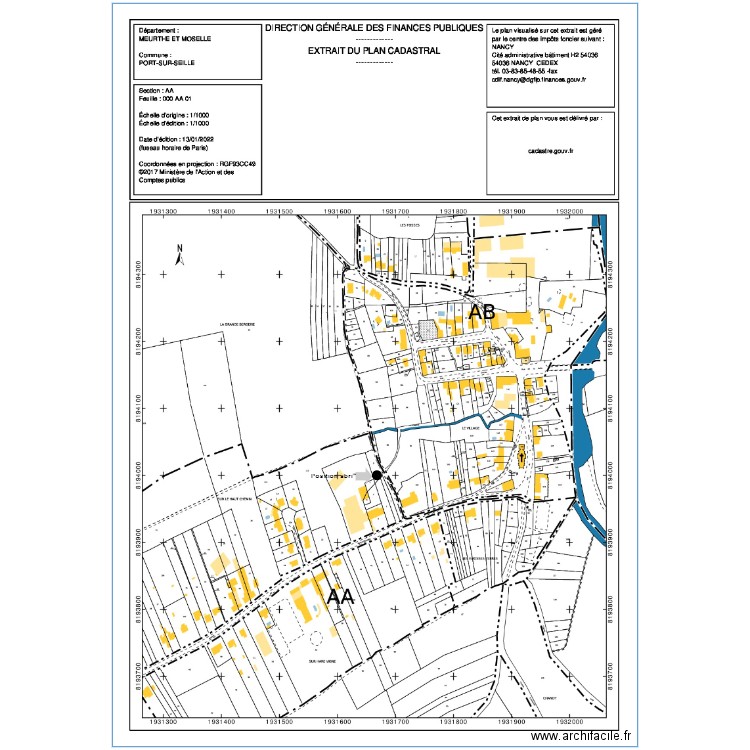 plan de situation 2. Plan de 0 pièce et 0 m2