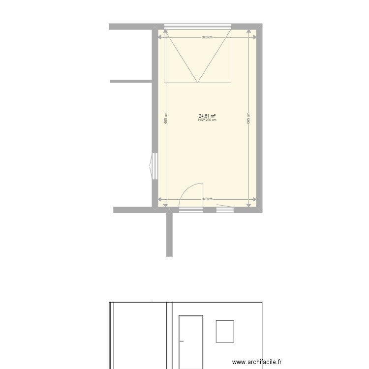 Garage. Plan de 0 pièce et 0 m2