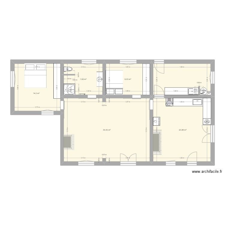 Maison Le Lac (Père Blaise) . Plan de 0 pièce et 0 m2