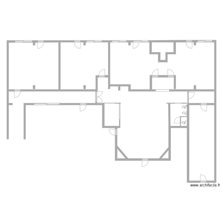 saint joseph tournai aile C. Plan de 7 pièces et 193 m2