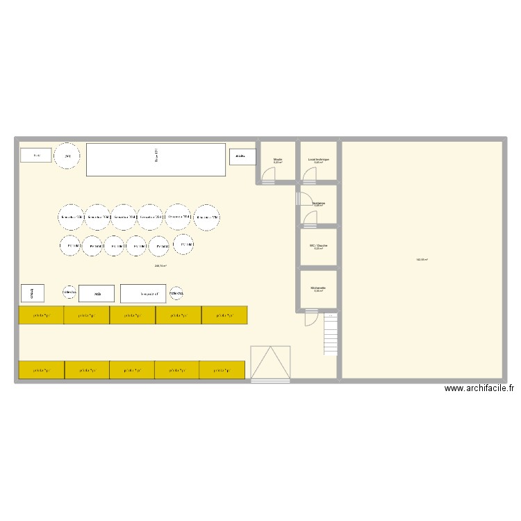 piguet 6. Plan de 7 pièces et 418 m2