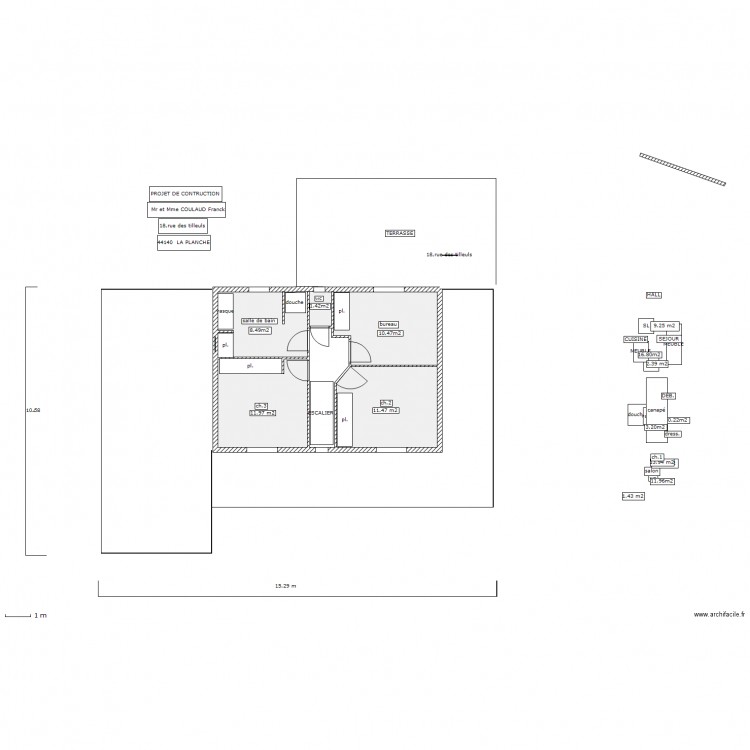 maison etage. Plan de 0 pièce et 0 m2