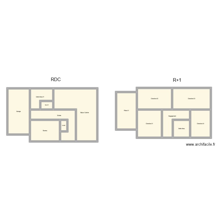 350602601. Plan de 14 pièces et 146 m2