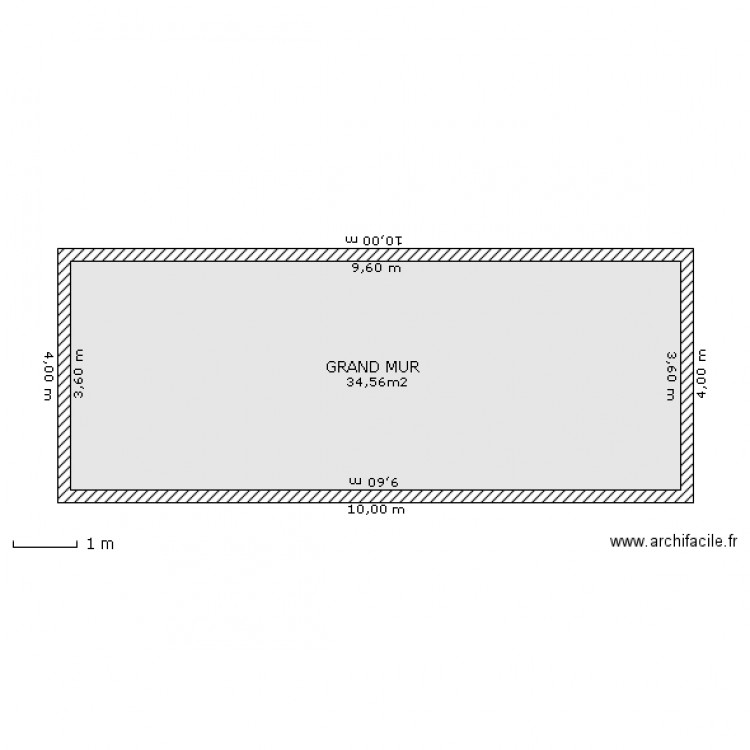 GRAND MUR. Plan de 0 pièce et 0 m2