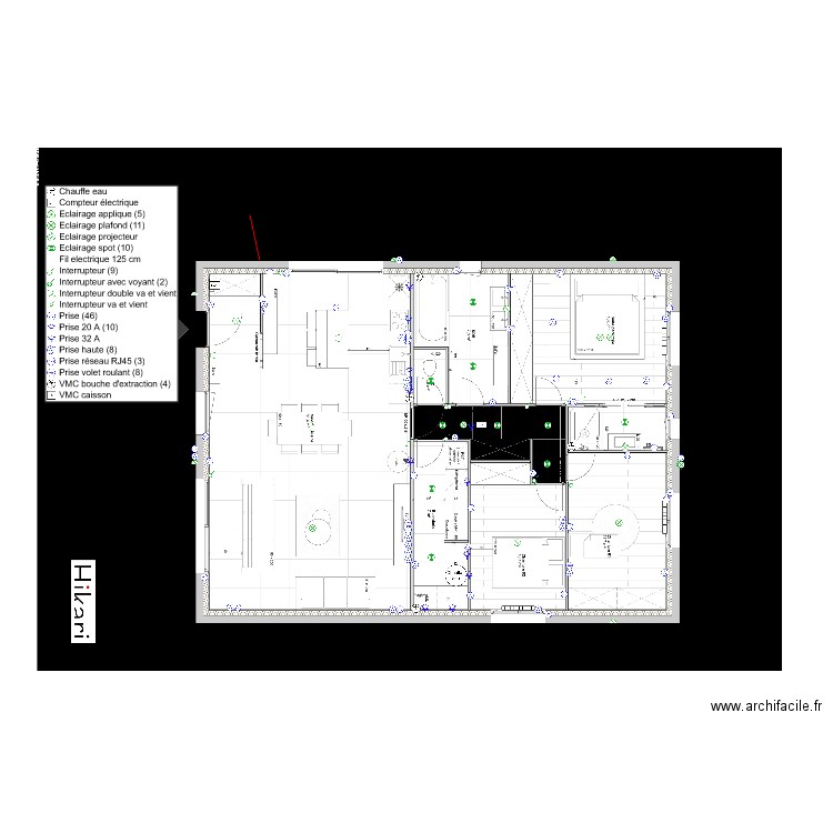 plan elec pablos. Plan de 0 pièce et 0 m2