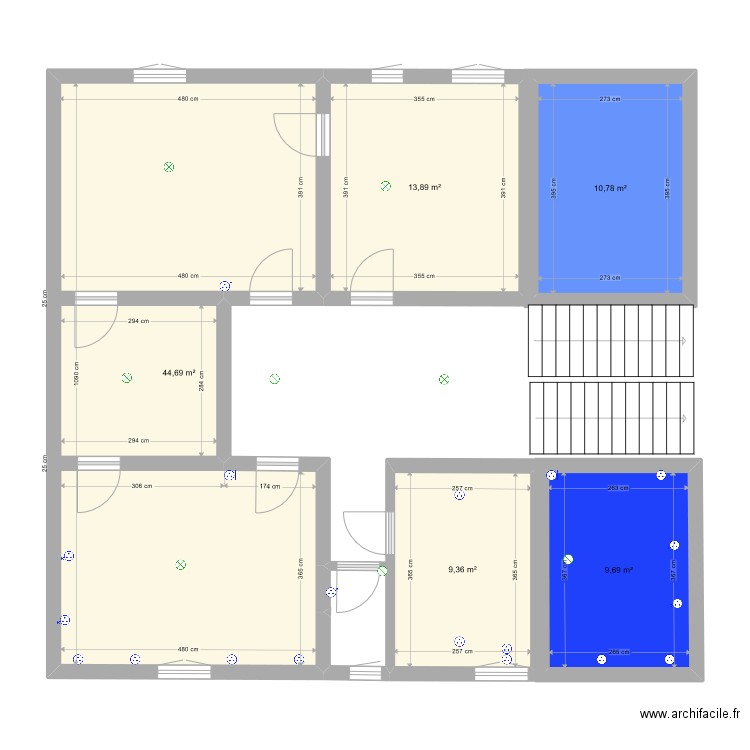 deuxième étage. Plan de 0 pièce et 0 m2