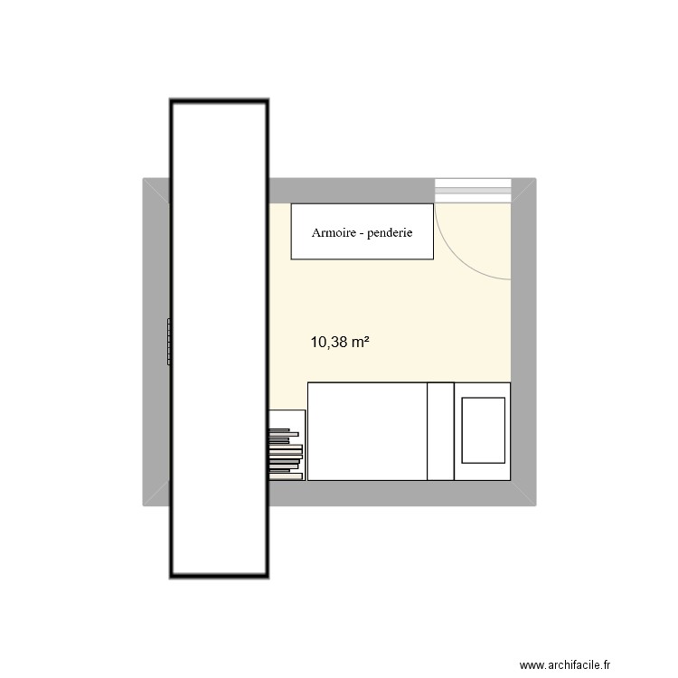 chambre. Plan de 0 pièce et 0 m2