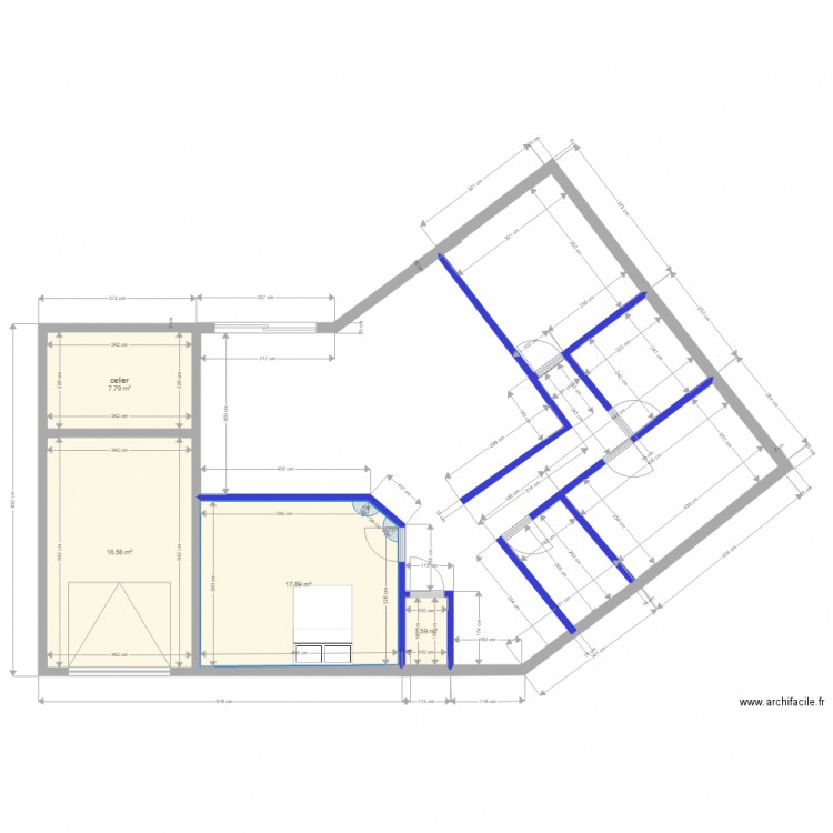 maison. Plan de 0 pièce et 0 m2