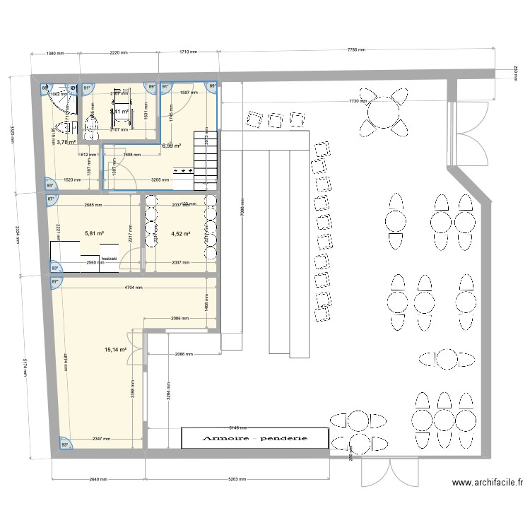 methoood. Plan de 0 pièce et 0 m2