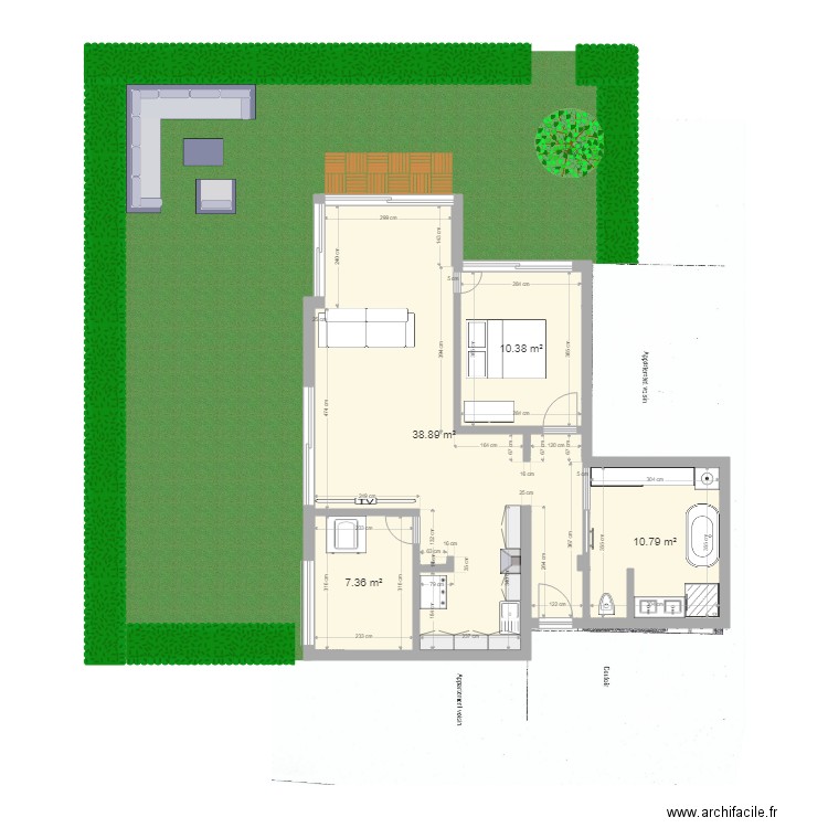 appartement 2. Plan de 0 pièce et 0 m2