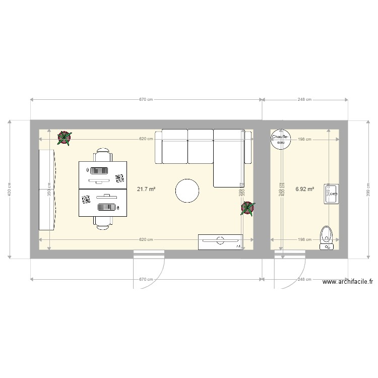 bureau. Plan de 0 pièce et 0 m2