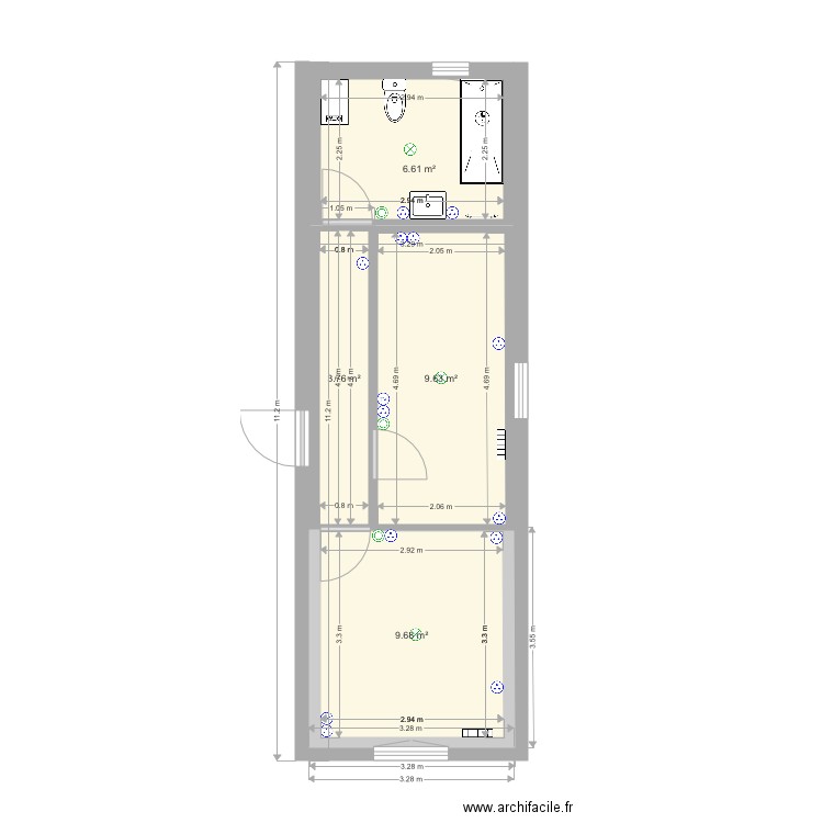 Plan sratch. Plan de 0 pièce et 0 m2