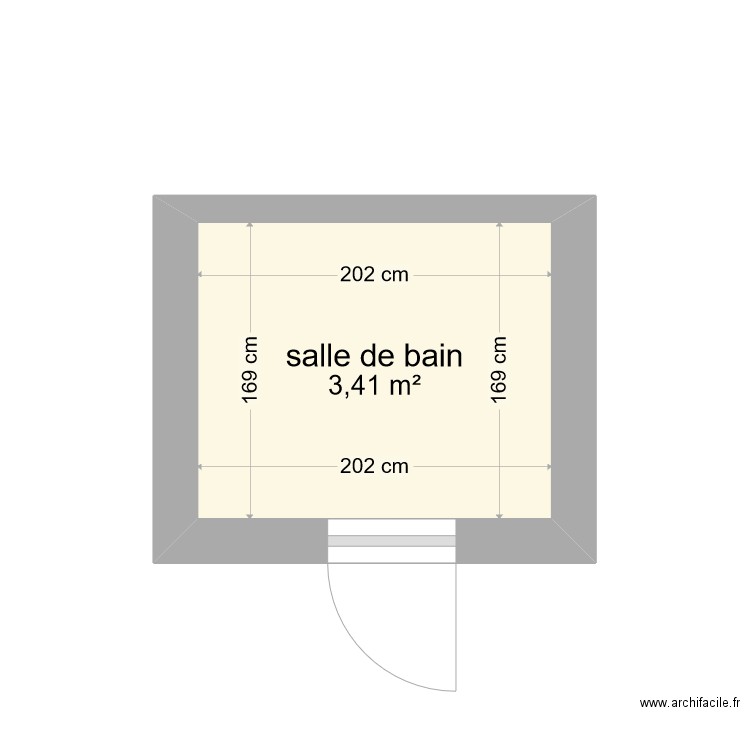 salle de bain. Plan de 0 pièce et 0 m2