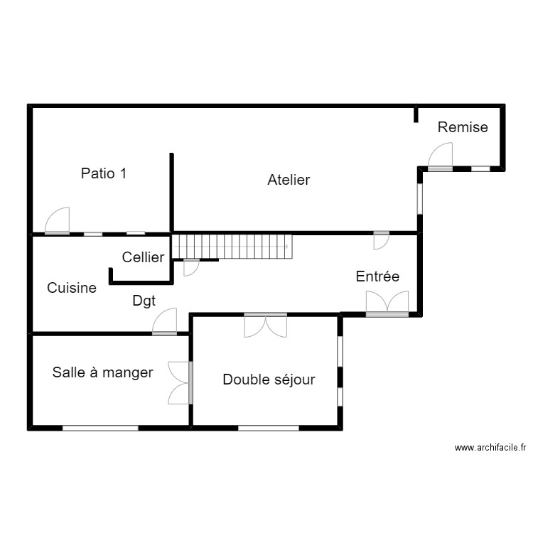 Plan Montanari Maison 1. Plan de 0 pièce et 0 m2