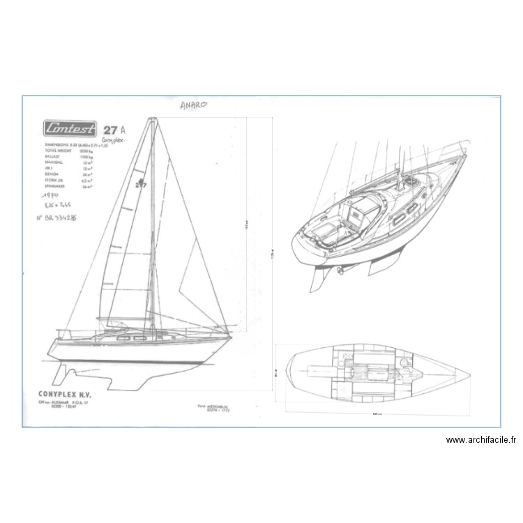 ARNADO. Plan de 0 pièce et 0 m2