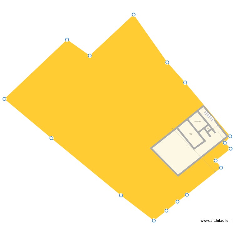 maison sur terrain. Plan de 0 pièce et 0 m2