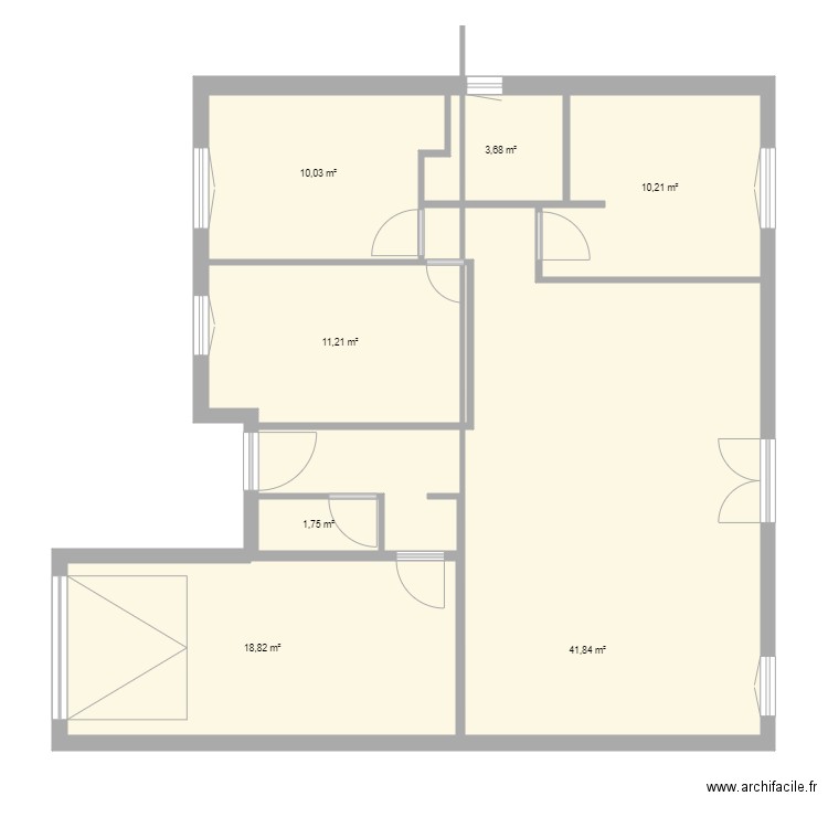 fargues - Plan 7 pièces 98 m2 dessiné par orion87