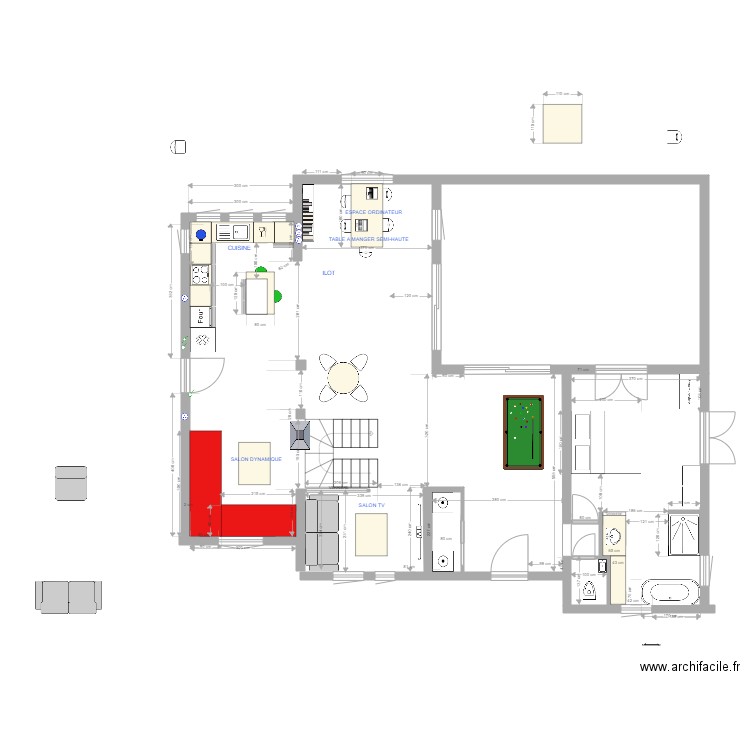 GLOBAL RDC 1 3. Plan de 0 pièce et 0 m2