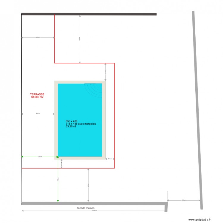 Dalle piscine sans pool 2101. Plan de 0 pièce et 0 m2