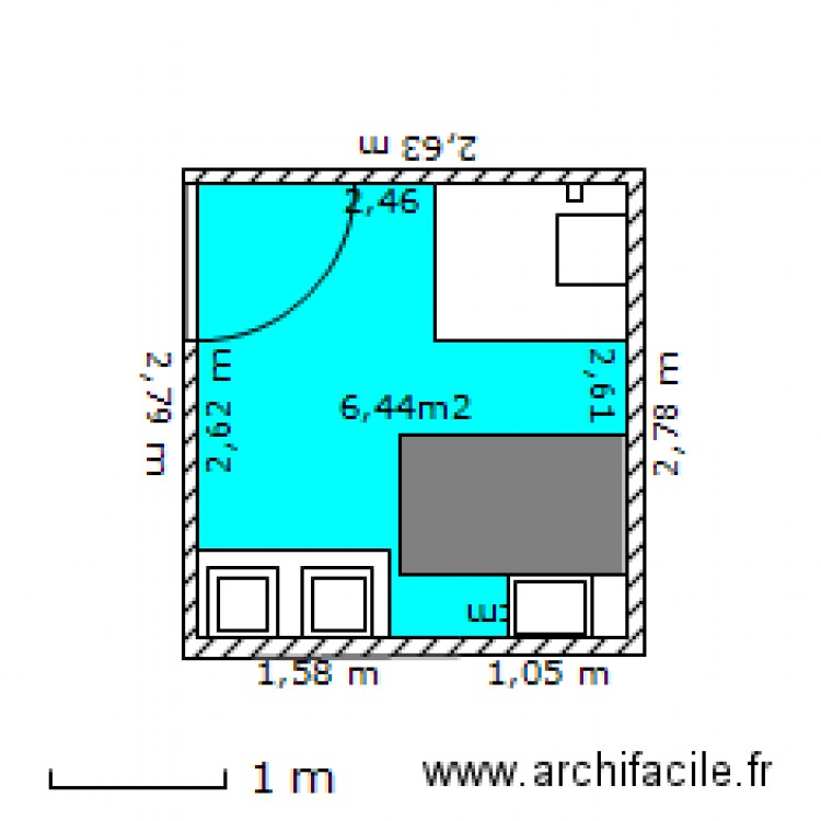 salle de bain nouvelle. Plan de 0 pièce et 0 m2