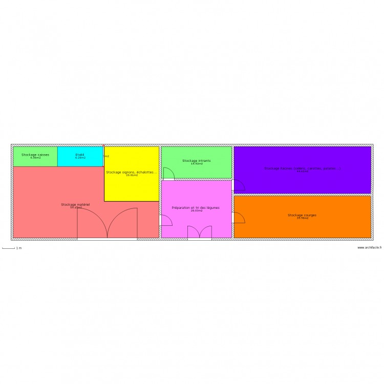 Hangar Potager. Plan de 0 pièce et 0 m2